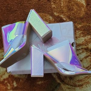 Brand New Dolls Kill Iridescent Mules